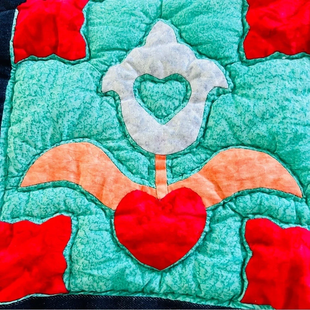 Handmade vintage quilt